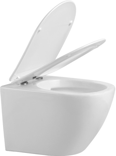 Унитаз с инсталляцией DIWO Orange C07 C07-100W + DIWO 4501 с сиденьем Микролифт с клавишей смыва цвет Глянцевый белый