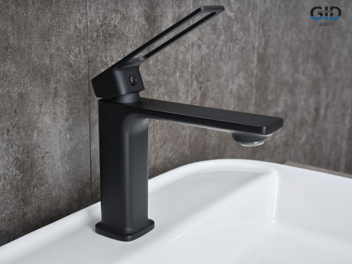 Смеситель для раковины Gid Niagara L057BMK цвет Черный матовый