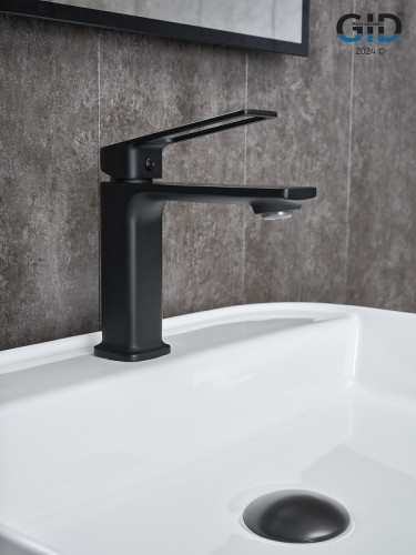 Смеситель для раковины Gid Niagara L057BMK цвет Черный матовый