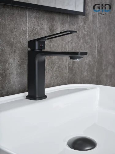 Смеситель для раковины Gid Niagara L057BMK цвет Черный матовый
