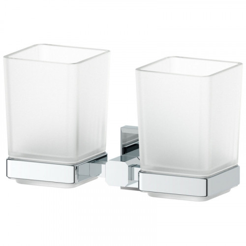 Стакан для зубных щеток Artwelle Hagel 9928A двойной Хром