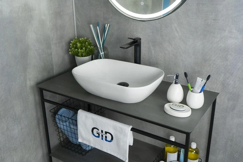 Раковина-чаша Gid Geometrico 50 N9447 51157 цвет Белый