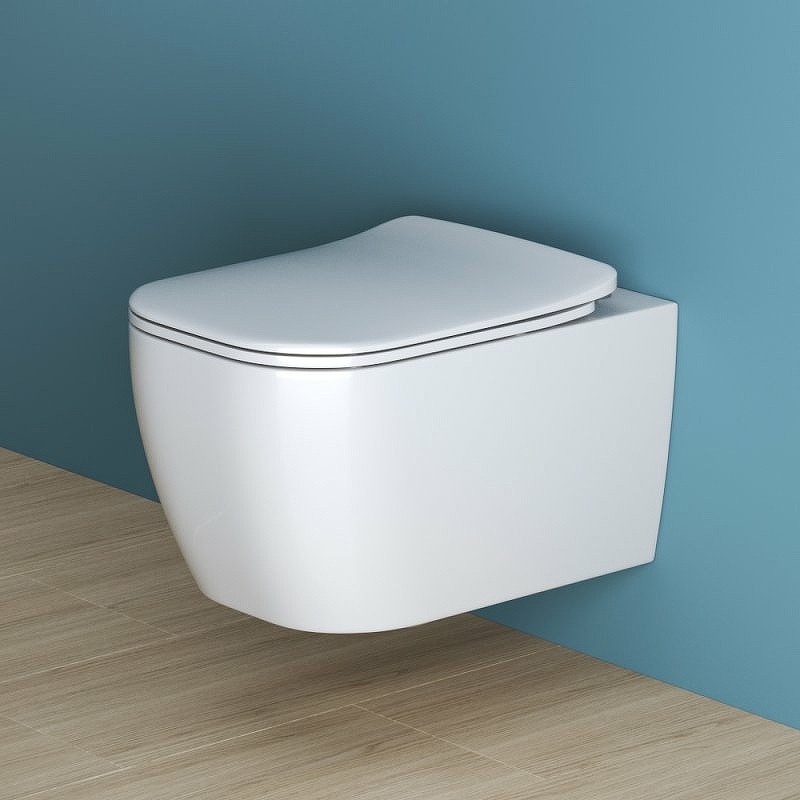 Унитаз BelBagno Genova BB1102CH подвесной без сиденья фаянс подвесной