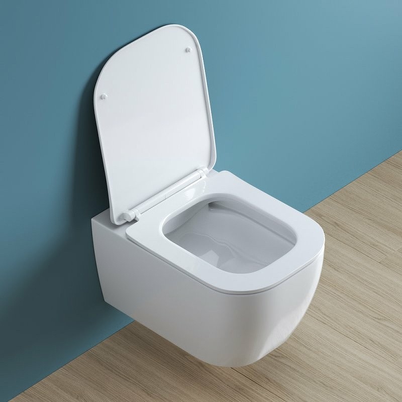 Унитаз BelBagno Genova BB1102CH подвесной без сиденья фаянс подвесной