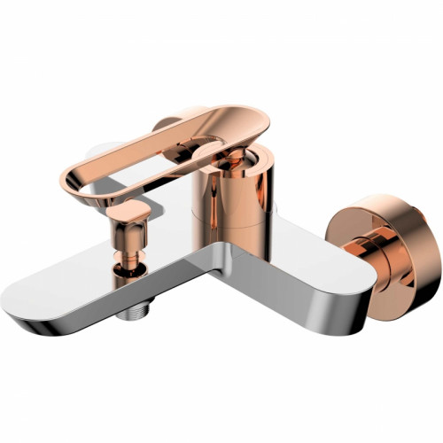 Смеситель для ванны Bien Hermes BB01009405 Хром Розовое золото латунь на стену