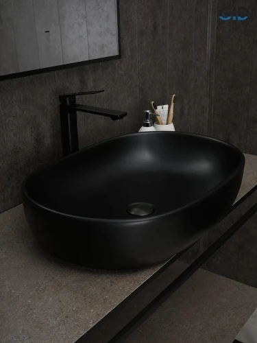 Раковина-чаша Gid Lago 60 Bm9026a 53369 цвет Черный матовый