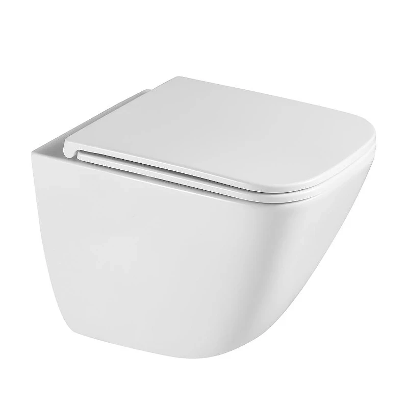 Комплект унитаза с инсталляцией Abber Rechteck AC1220TC-AC0105-AC0121 цвет Белый с сиденьем Микролифт