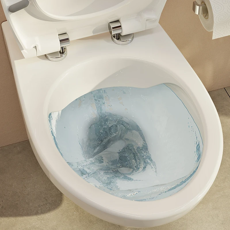 Унитаз Vitra S10 SpinFlush 7855B003-0075 подвесной без сиденья фарфор подвесной