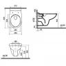 Унитаз Vitra S10 SpinFlush 7855B003-0075 подвесной без сиденья фарфор подвесной