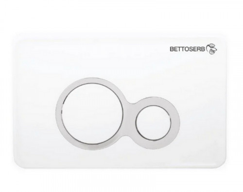Инсталляция Bettoserb Sava Slim Superior SES40006458 для унитаза с клавишей смыва цвет Белый глянцевый Хром матовый
