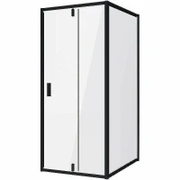 Душевой уголок Niagara Nova 80х100 NG-83-8AB-A100B профиль Черный стекло прозрачное