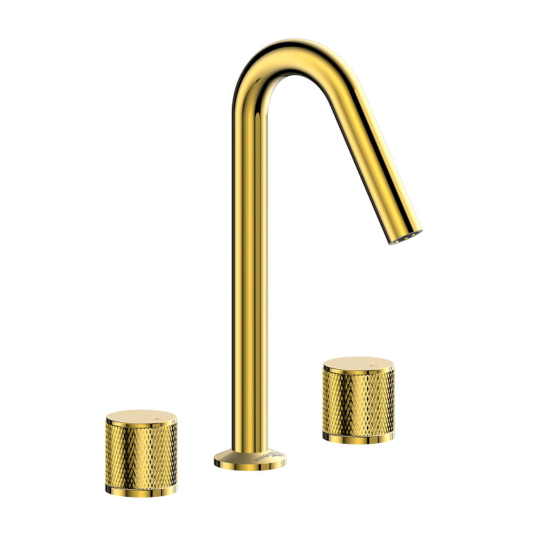 Смеситель для раковины WasserKRAFT Мюриц (Muritz) 9835PG цвет Золото глянцевое