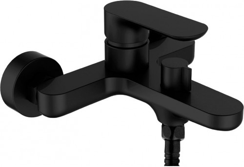 Душевая система Agger A0293544 Черная латунь на стену