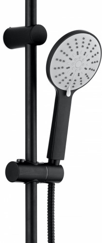 Душевая система Agger A0293544 Черная латунь на стену