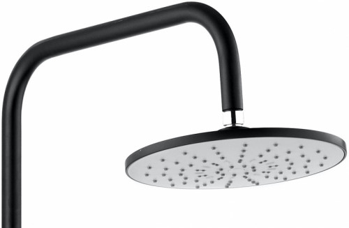 Душевая система Agger A0293544 Черная латунь на стену