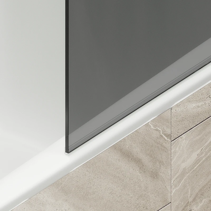Шторка на ванну Maybah Glass MGV-252-2ш 300x1400 в широком профиле Бронза стекло графитовое