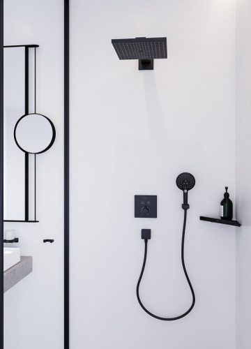 Двойной крючок Hansgrohe AddStoris 41755670 Черный матовый