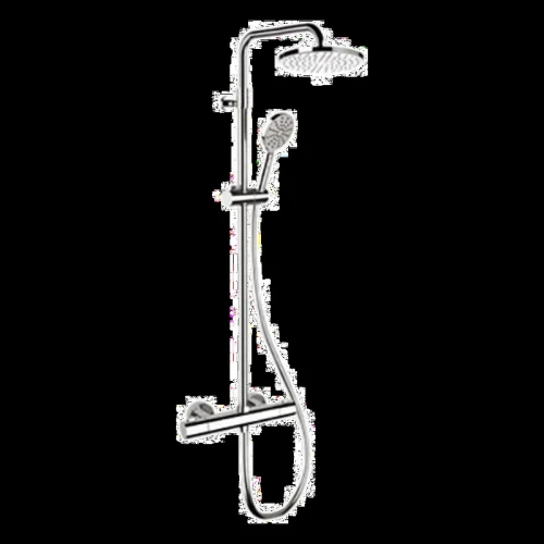 Душевая система Remer Elegance EQ32A8MPMD30 с термостатом цвет Хром