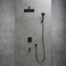 Душевая система Lemark Bronx LM3742BL c термостатом цвет Черный