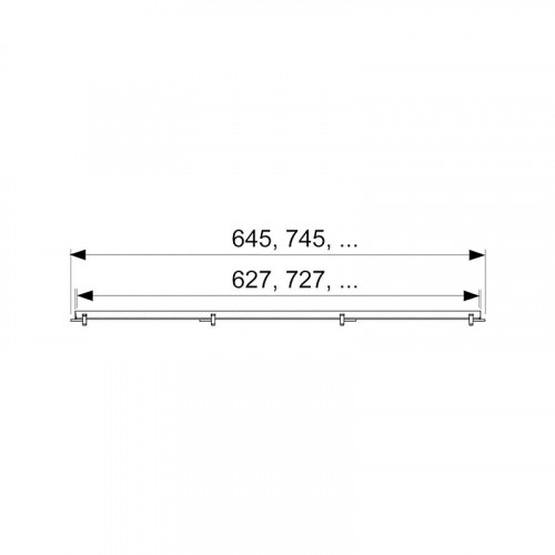 Решетка для душевого лотка Tece Drainline 90 600970 под плитку
