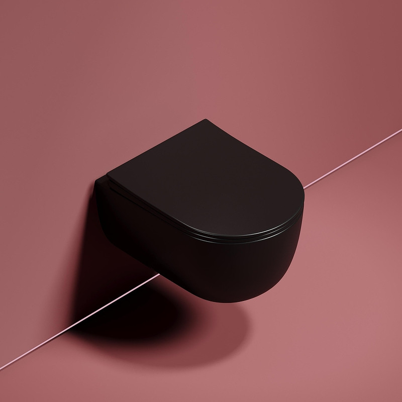 Унитаз с инсталляцией DIWO Ceramicanova Modena Rimless CN6063MB + DIWO 4501 с сиденьем Микролифт с клавишей смыва цвет Глянцевый белый