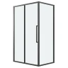 Душевой уголок Grossman Cosmo 140x100 120.K33.02.1410.21.00 профиль Черный матовый стекло прозрачное