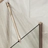Шторка на ванну Maybah Glass MGV-59-2ш 600x1400 в широком профиле Бронза стекло прозрачное
