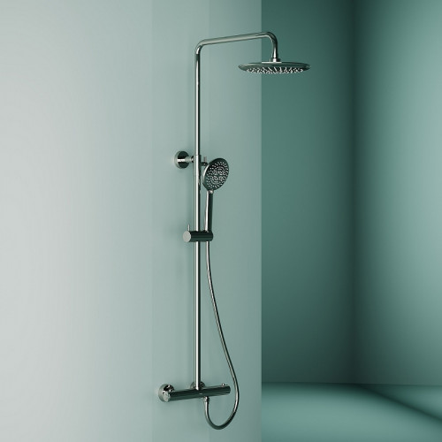Душевая система Sancos Game SC3002CH с термостатом Хром латунь на стену