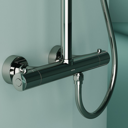 Душевая система Sancos Game SC3002CH с термостатом Хром латунь на стену