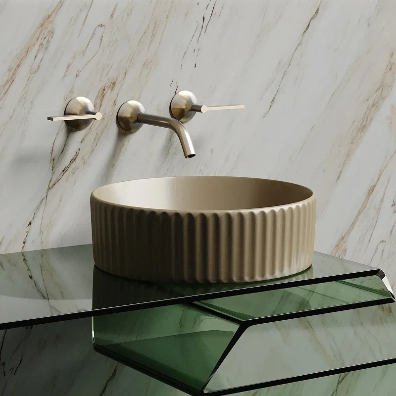 Раковина-чаша Ceramicanova Element 36 CN6057MC Капучино матовая фарфор накладная