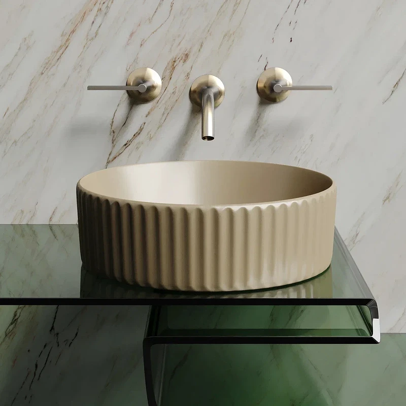 Раковина-чаша Ceramicanova Element 36 CN6057MC Капучино матовая фарфор накладная