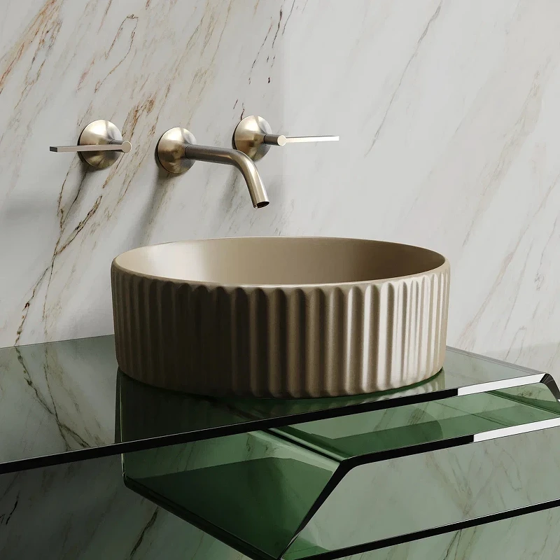 Раковина-чаша Ceramicanova Element 36 CN6057MC Капучино матовая фарфор накладная