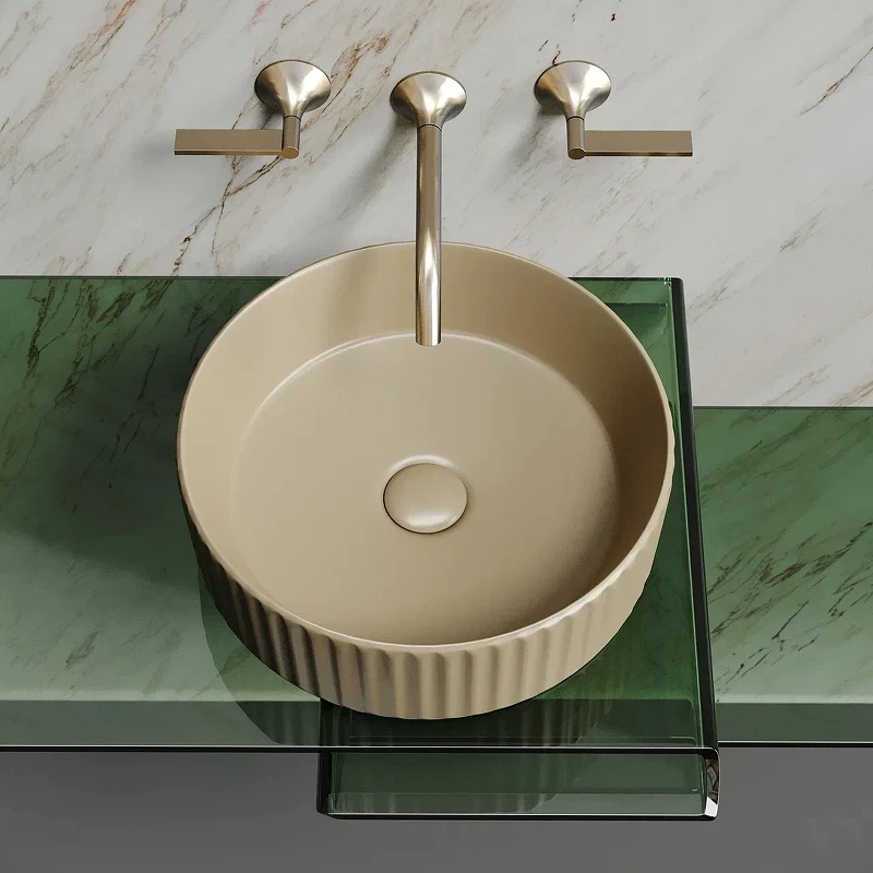 Раковина-чаша Ceramicanova Element 36 CN6057MC Капучино матовая фарфор накладная