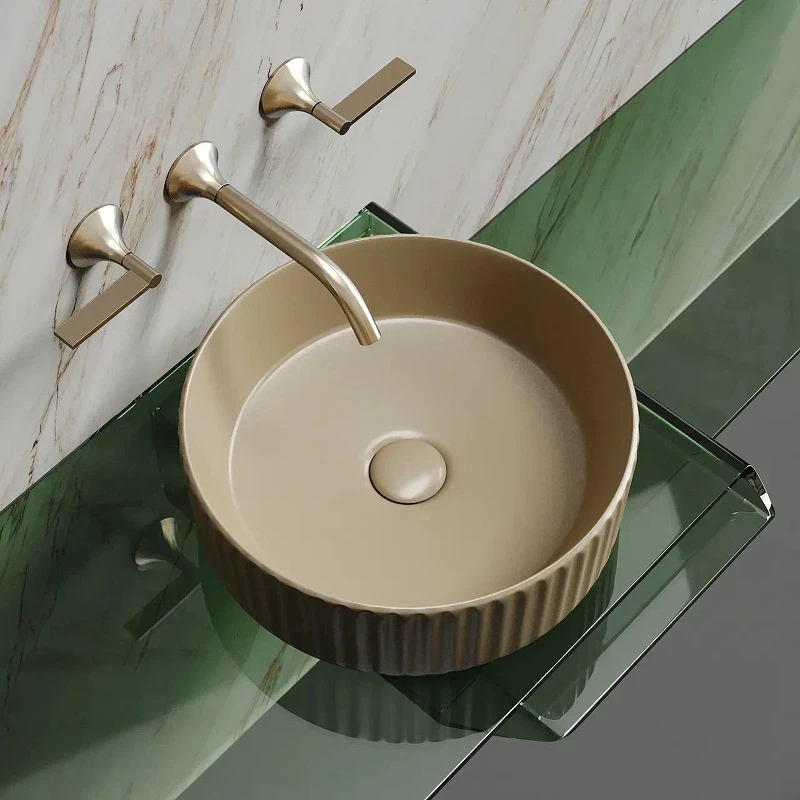 Раковина-чаша Ceramicanova Element 36 CN6057MC Капучино матовая фарфор накладная