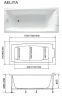 Акриловая ванна Creto Elite 150х75 11-15075 цвет Белый