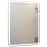 Зеркальный шкаф Art&Max Platino AM-Pla-600-800-1D-R-DS-F с подсветкой с сенсорным выключателем Белый МДФ / ЛДСП, стекло