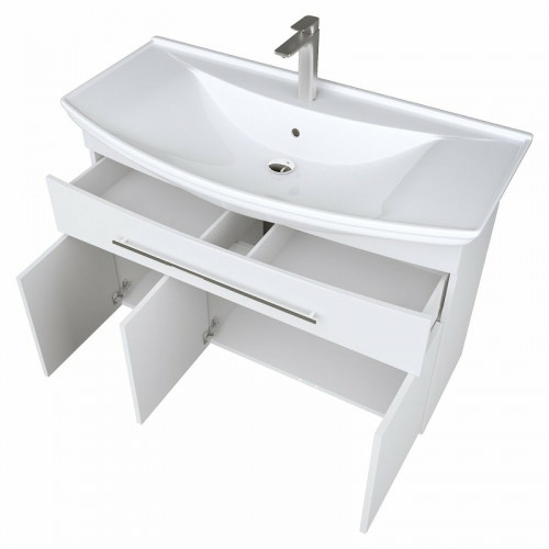 Тумба под раковину 1MarKa Lina Classic New 105Н У94491 Белый глянец МДФ / ЛДСП