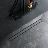 Душевой лоток AM.PM MasterFlow 90 W01SC-U11-090-04BM с Черной матовой решеткой / под плитку Tile