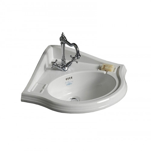 Раковина Simas Arcade 57 AR884bi*1 Белая фаянс подвесная, полувстраиваемая