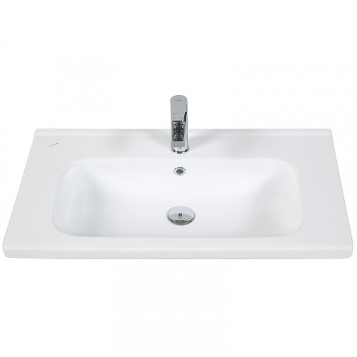 Раковина Creavit Ideal 90 ID090-00CB00E-0000 Белая фарфор подвесная, полувстраиваемая