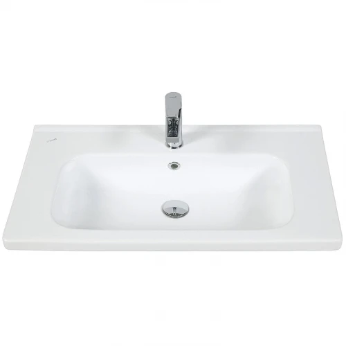 Раковина Creavit Ideal 90 ID090-00CB00E-0000 Белая фарфор подвесная, полувстраиваемая