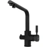 Смеситель для кухни Kaiser Decor 40144-2 Черный мрамор латунь