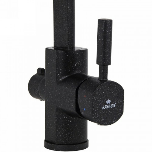 Смеситель для кухни Kaiser Decor 40144-2 Черный мрамор латунь