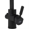 Смеситель для кухни Kaiser Decor 40144-2 Черный мрамор латунь