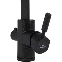 Смеситель для кухни Kaiser Decor 40144-2 Черный мрамор латунь