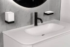 Мыльница Boheme Qubic 10723-B цвет Черный матовый