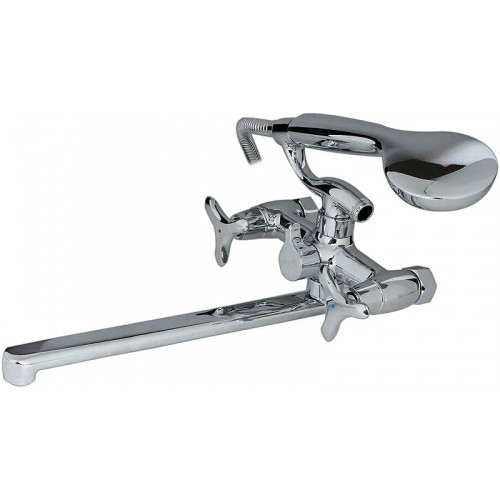 Смеситель для ванны Kaiser Trio 57055 универсальный Хром латунь на стену