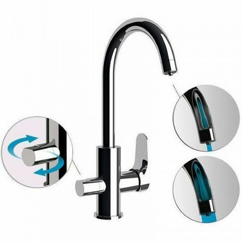 Смеситель для кухни Remer Class Line L79DW Хром латунь