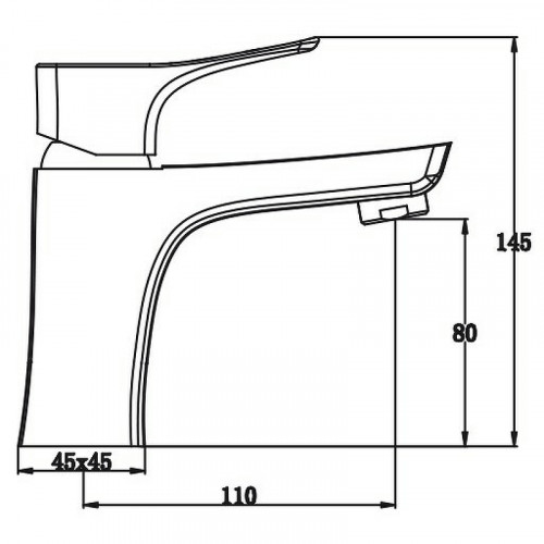 Смеситель для раковины Kaiser Clever 76011 Хром латунь