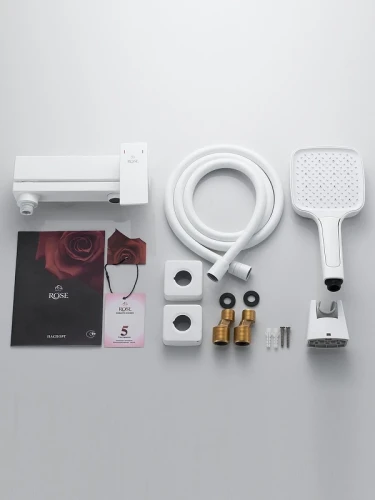 Смеситель для ванны Rose R2802C цвет Белый
